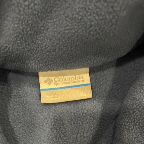 Columbia Blue Fleece Jacket Size XS - Picture 2 of 6